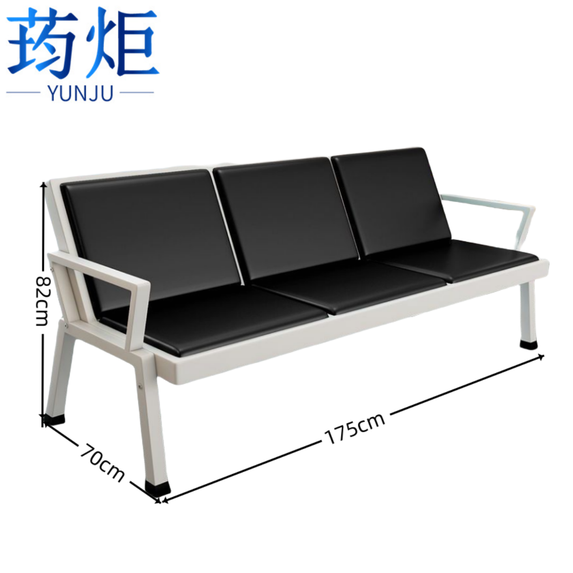 荺炬排椅 三人位张