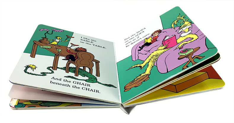 [正版]送音频英文原版There’s a Wocket in My Pocket口袋里的小毛怪苏斯博士阅读启蒙纸板书0-高清大图