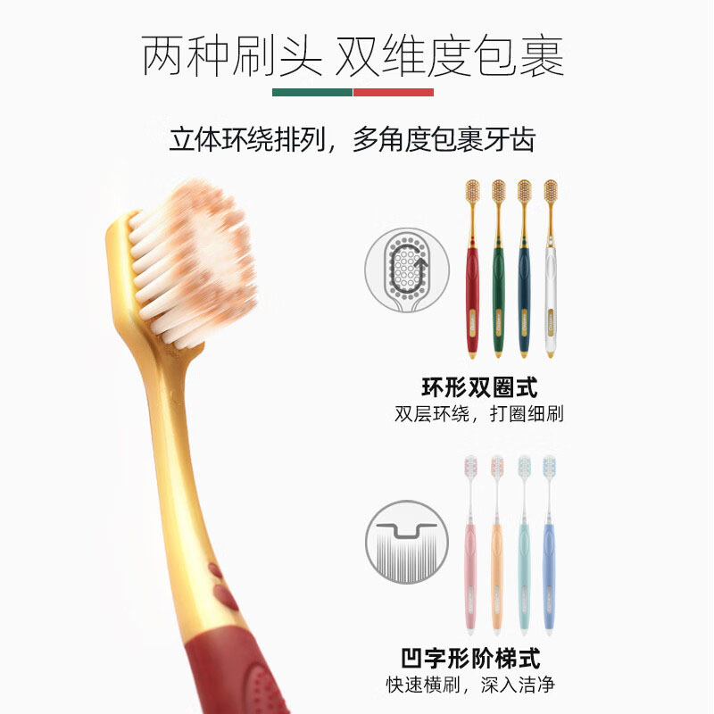 高露洁宽柔绵绵丝双支装高清大图