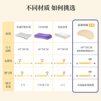 睡眠博士(AiSleep)儿童枕婴幼儿枕A类可机洗烘干暴晒透气硅胶枕芯