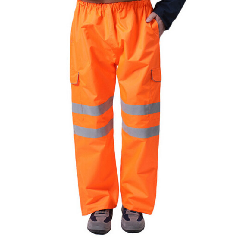 博迪嘉常规荧光雨裤gn300b荧光橘红色xl码起订量5件货期7天视频