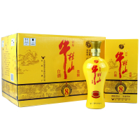 牛栏山 浓香型白酒 黄瓶嘉酿8 42度 500ML*6 瓶箱装配仨带