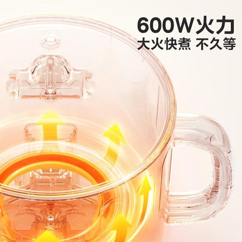 美的(Midea)电煮锅1.6L双层隔热锅身食品级不粘涂层旋钮易操作多功能小煮锅MC-DY16E06高清大图