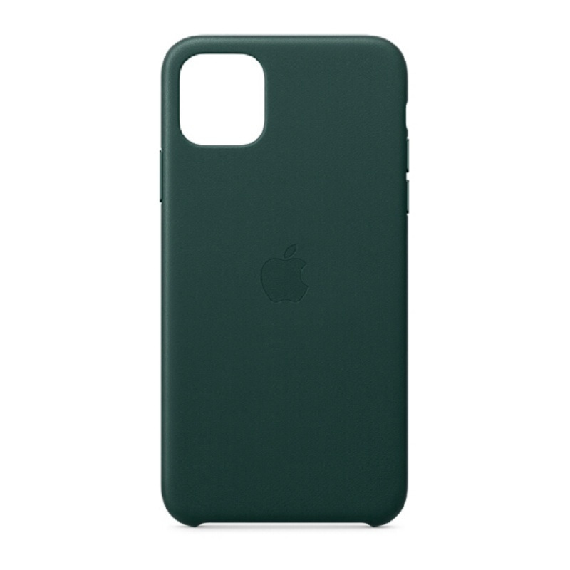 苹果Apple 原装iPhone 11 Pro Max 皮革保护壳 手机壳 森林绿色