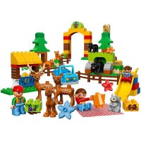 乐高（LEGO）Duplo得宝系列 森林主题野生公园 积木拼插塑料玩具10584 2-5岁 100-200块