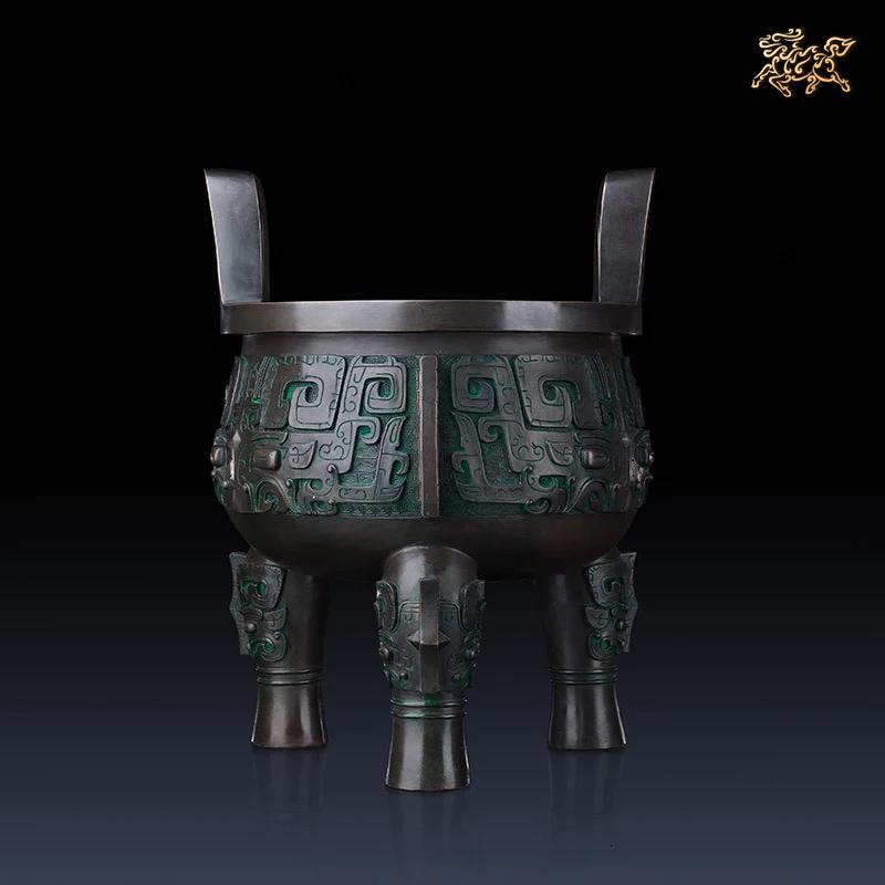 美帮汇全铜摆件《世纪宝鼎》家居饰品 铜工艺品高清大图