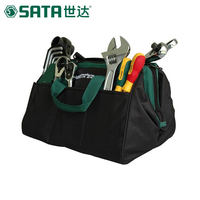 世达(SATA) 13英寸工具包 斜挎包电工包挂包 330x215x250mm 95181