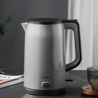 美的(Midea)电水壶烧水壶 HP1706 灰色
