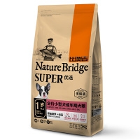 Bridge比瑞吉优选小型犬成犬粮1.5kg泰迪比熊贵宾雪纳瑞冻干草本天然狗粮3斤犬主粮