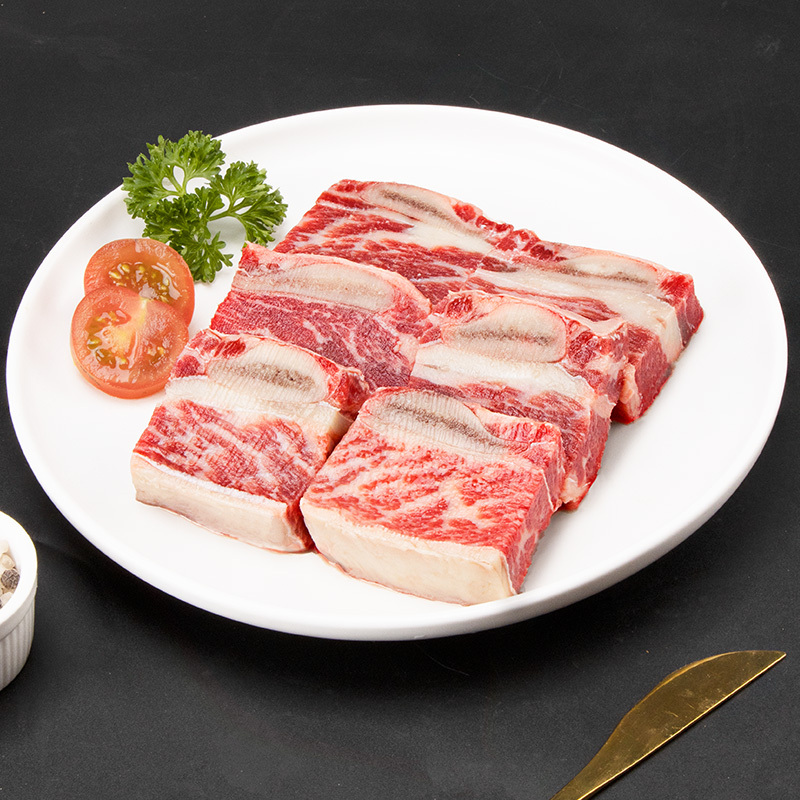 暖男厨房雪花牛仔骨牛排骨新鲜牛肉冷冻牛骨头牛肋条牛仔骨250g*4包高清大图