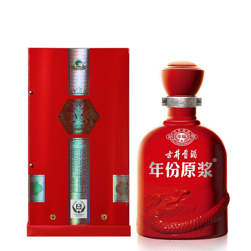 古井贡牌 古井贡酒 年份原浆 幸福 50度 500ml 单瓶装 浓香型白酒