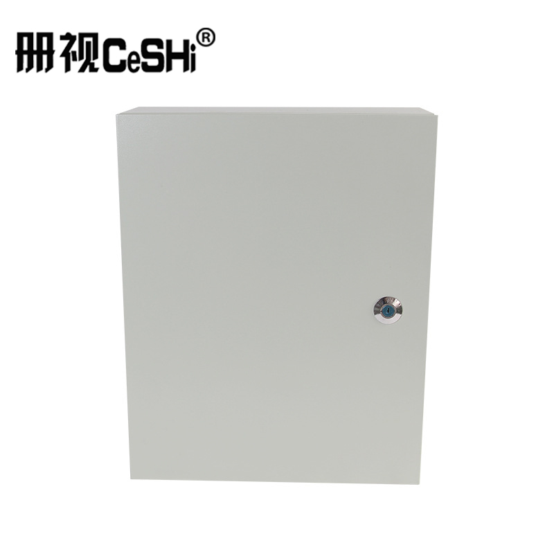 册视72芯分纤箱左右熔纤盘楼道壁挂式基业箱500*400*120 个高清大图