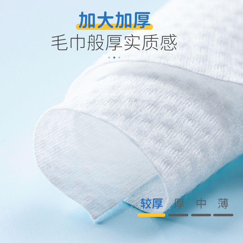 [3/5/6连包]ITO洗脸巾日本品牌美容棉柔巾一次性洗面巾加厚大卷干湿两用