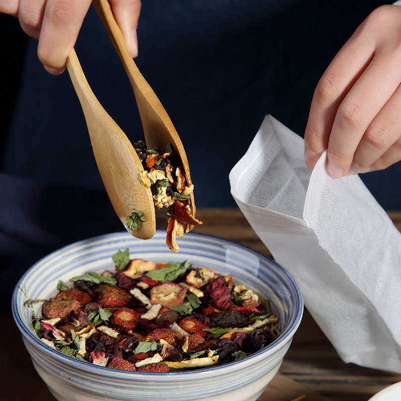 [买1发3共300g]北京同仁堂内廷上用酸梅汤100g袋装 正宗老北京酸梅汤原材料包自制酸梅汁茶包料包桂花酸梅粉汤高清大图