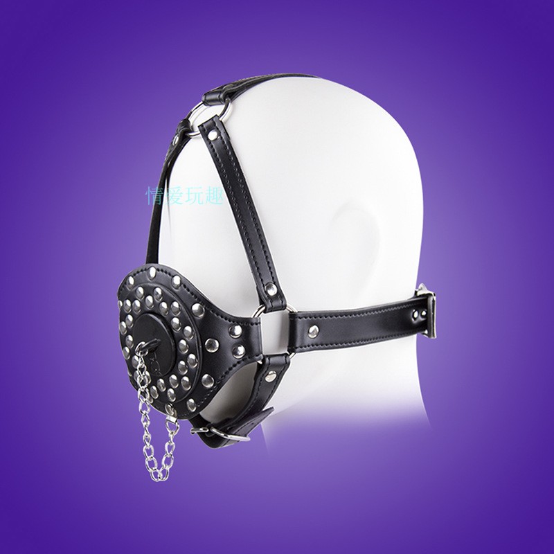 吉祥小炮马具型口塞面具口枷口衔女奴调教捆绑束缚玩具sm另类情趣用品
