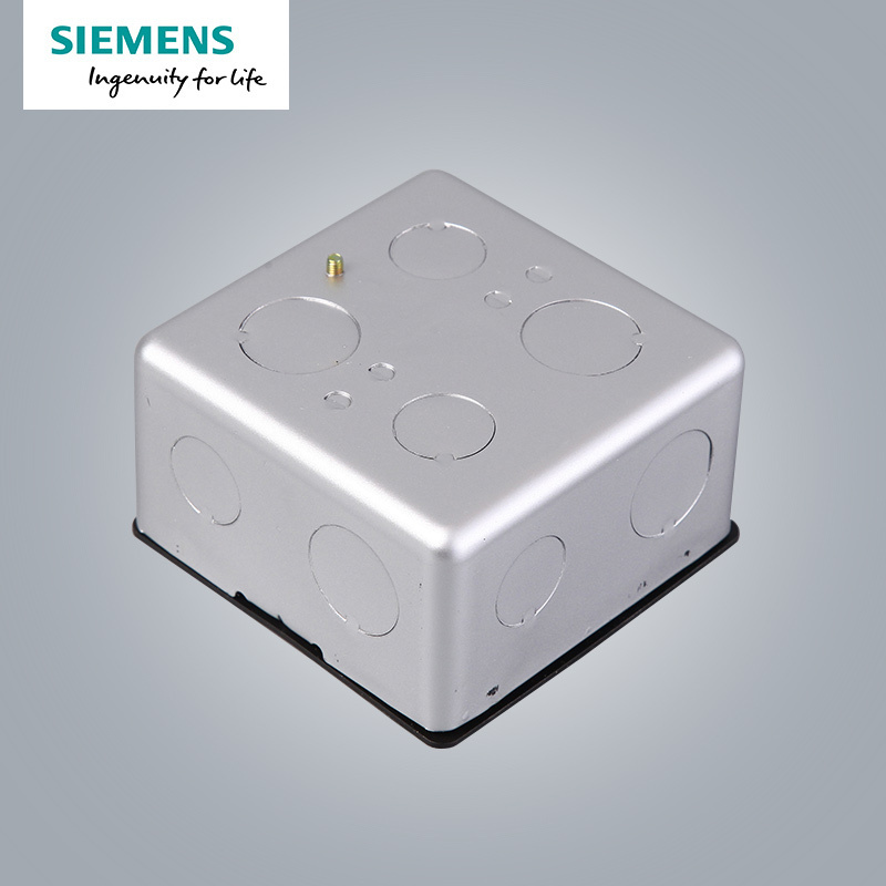西门子（SIEMENS）开关插座 金属暗装地插底盒 高强度型5TG00001NC
