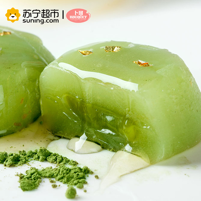 卜珂 夹心麻薯手打爆浆麻薯抹茶味150g