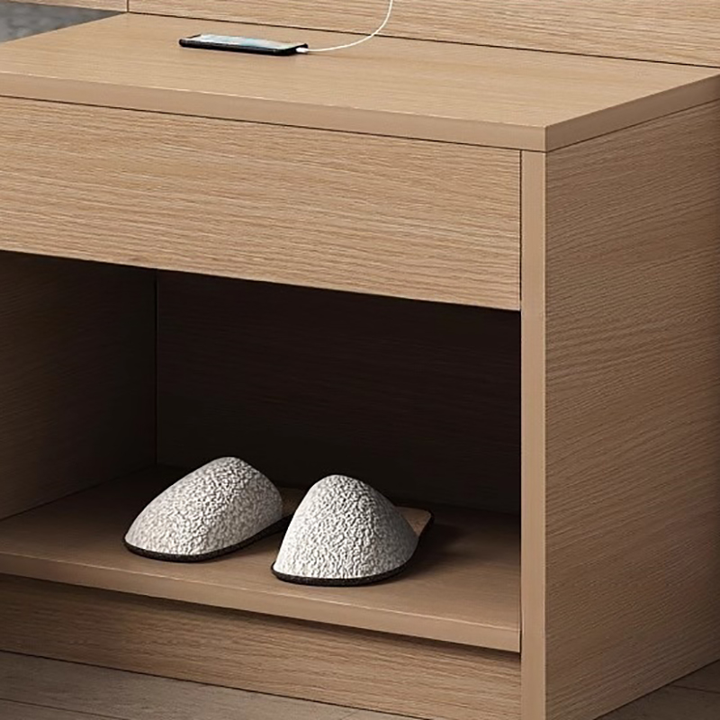 铭羽洋板式床1.35m(2床靠+2床箱+床头柜)套高清大图