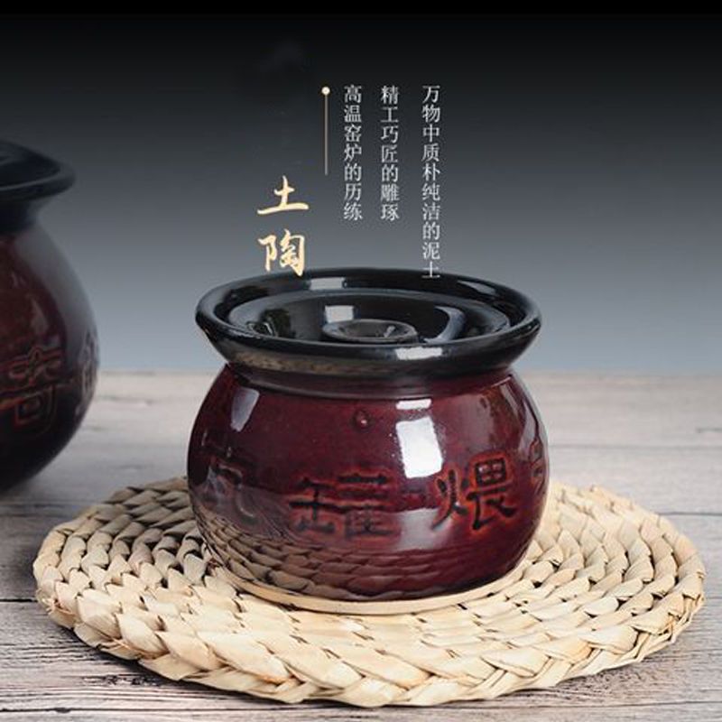 特价土陶瓷瓦罐煨汤煲汤罐炖肉罐米线砂锅汤煲炖煲汤盅炖盅罐罐面5号