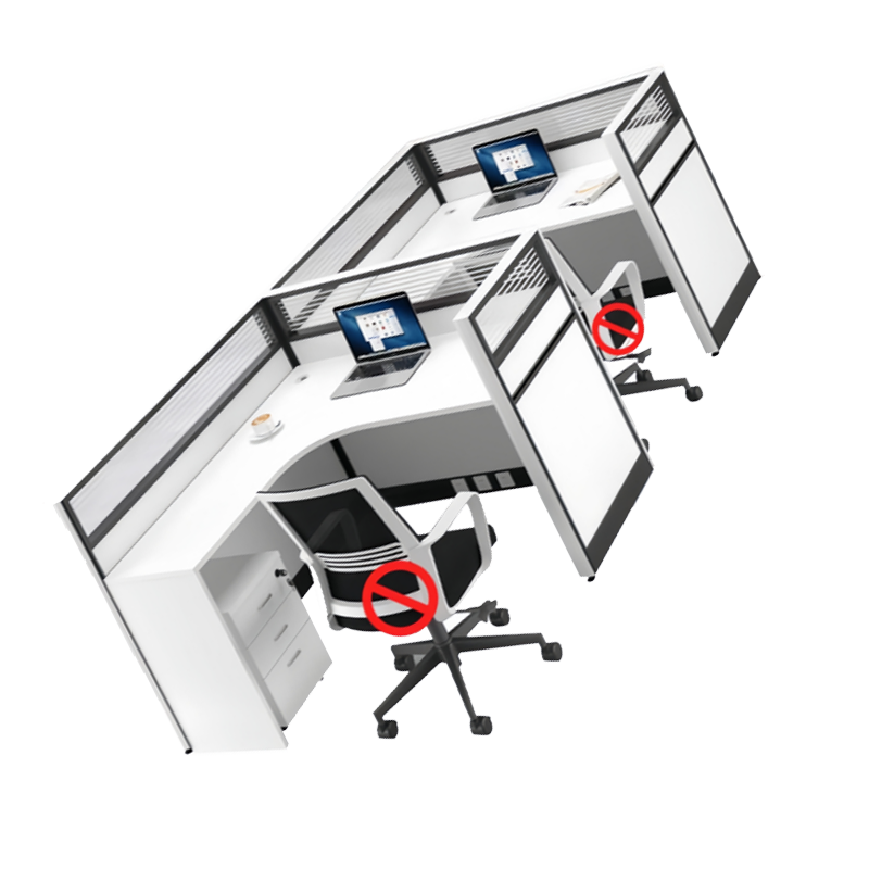 景冠达屏风工位2人位张高清大图