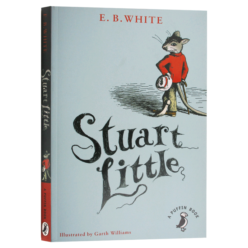精灵鼠小弟 英文原版小说 童话故事书 Stuart Little 夏洛的网EB怀特三部曲 中小学英语课外阅读书籍 少年儿
