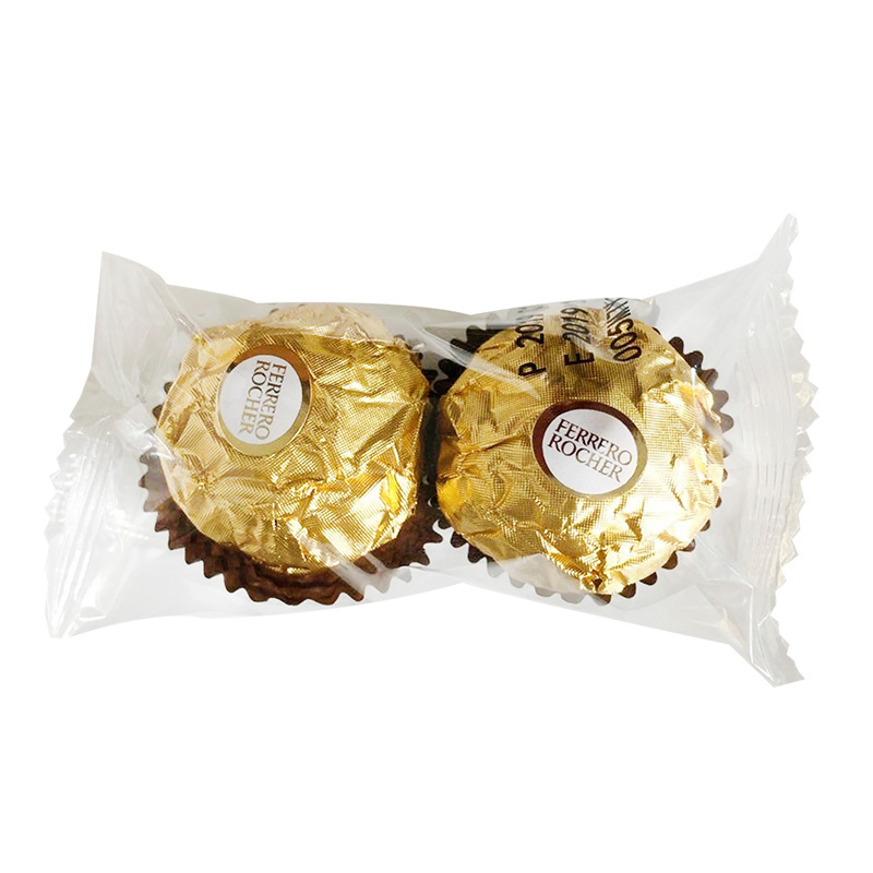 费列罗(Ferrero Rocher)喜糖费列罗榛果威化巧克力圆形铁盒装6粒装(配手提袋)高清大图