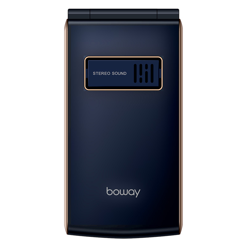 邦华(BOWAY) F6 老年手机超长待机 移动联通 翻盖老人手机 老年机 天幕蓝