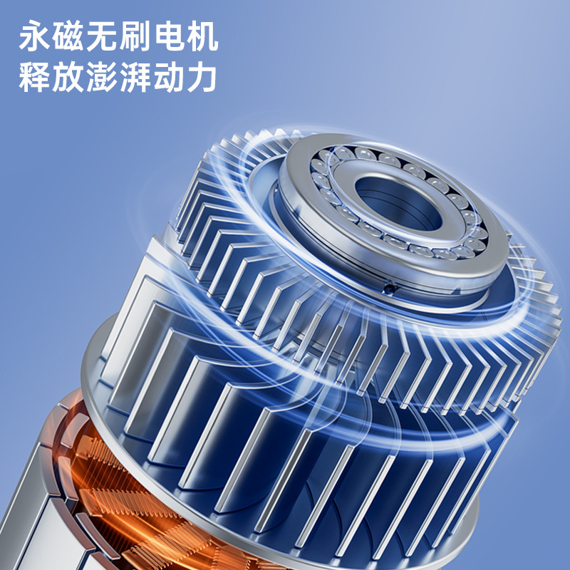 奥克斯3米永磁电机工业大吊扇工厂车间仓库养殖场大功率工程风扇高清大图