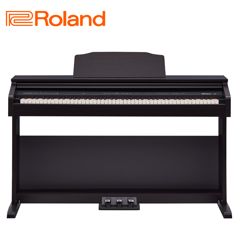罗兰自营(Roland)电钢琴RP30 智能88键重锤电子钢琴 专业初学者家用立式数码钢琴 琴头+木质琴架+全套礼包