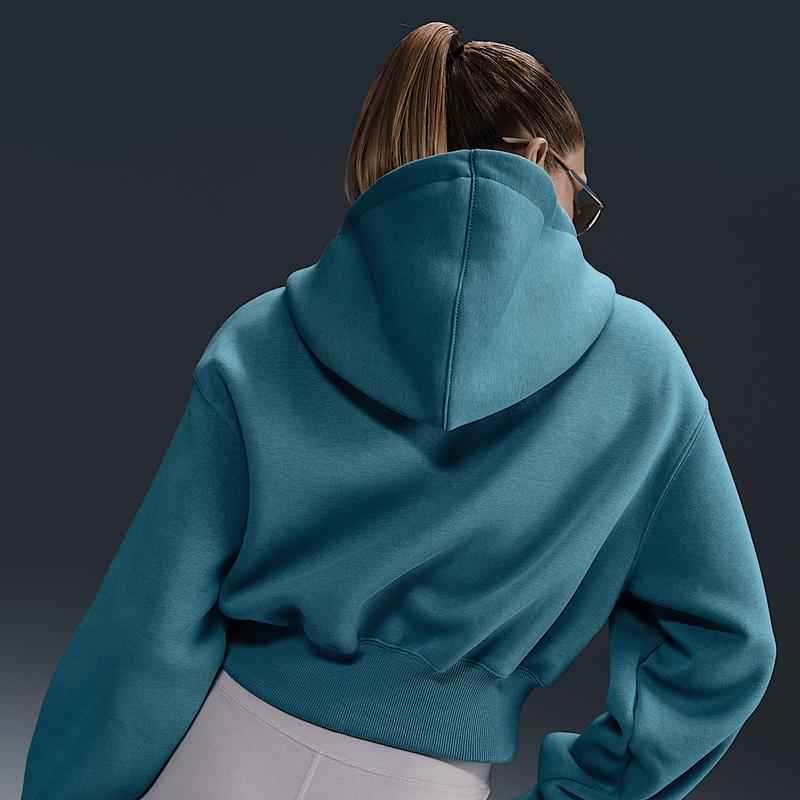 Nike女款舒适松身运动夹克双向拉链时尚休闲保暖外套高清大图