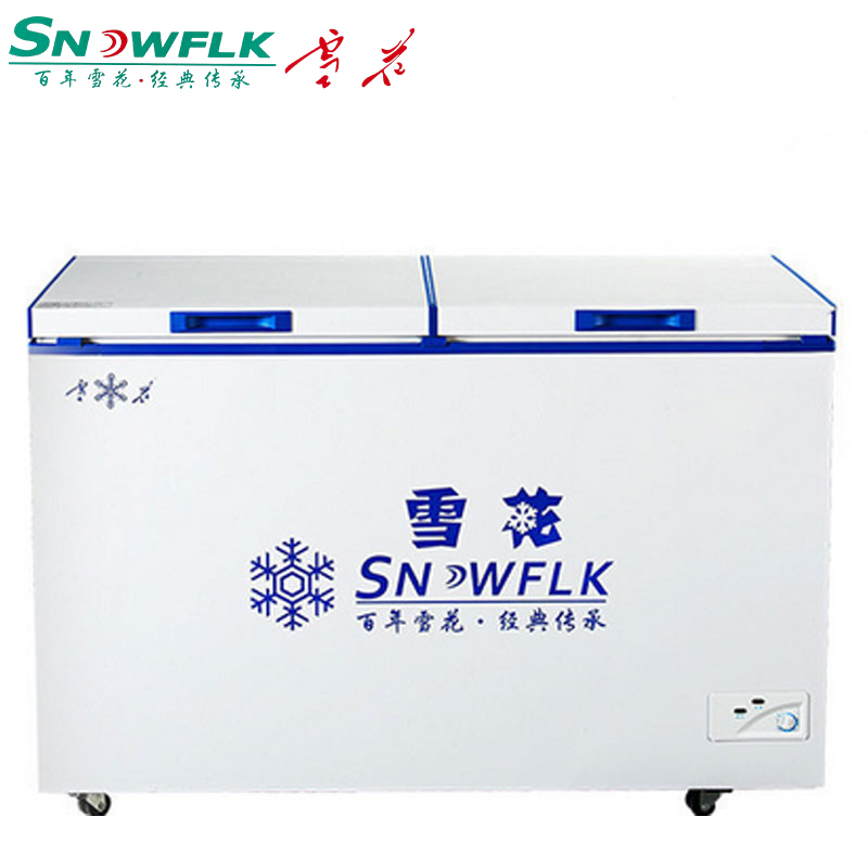 雪花（SNOWFLK）BD/BC-380Q 冷藏冷冻冰柜 卧式冷柜 冰柜商用