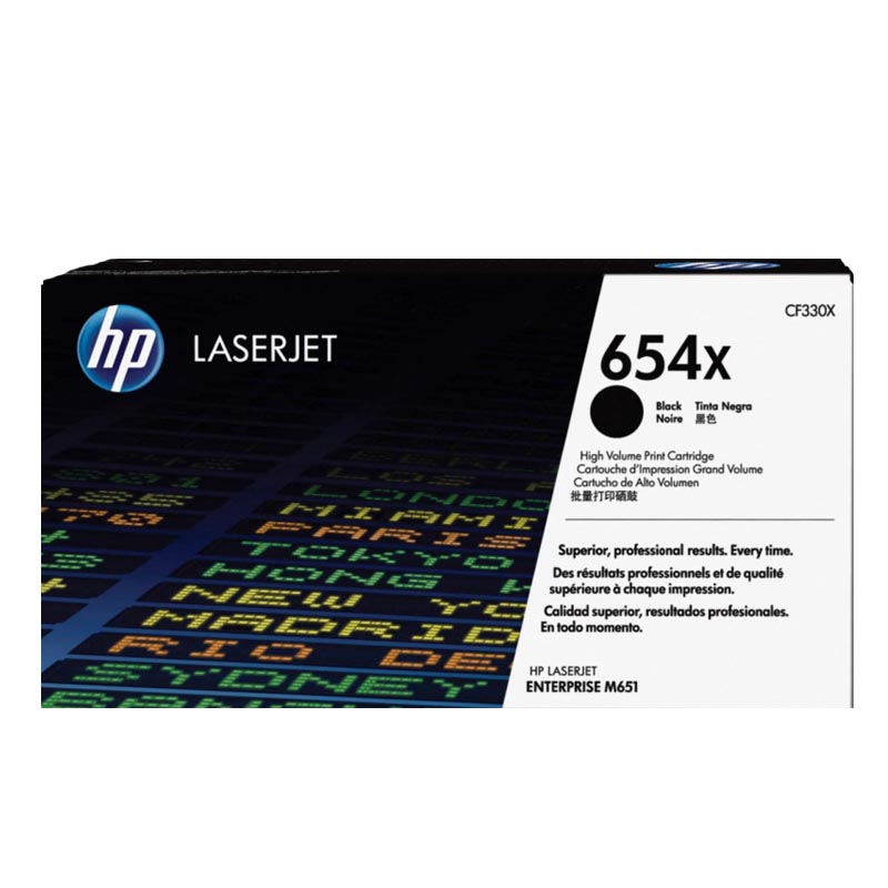惠普(HP)CF330X 大容量黑色硒鼓 654X(适用M651n M651dn)高清大图