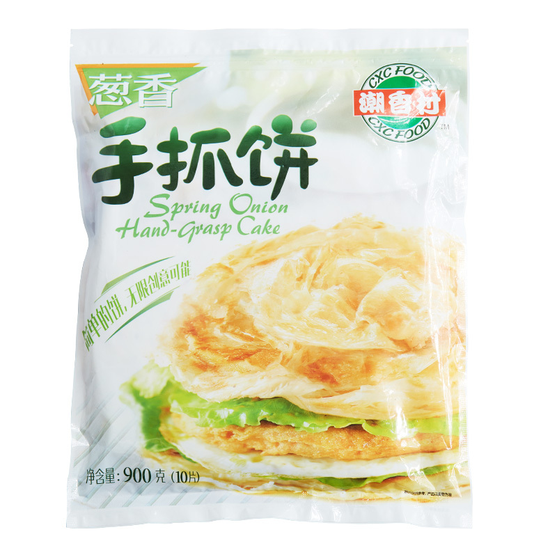 潮香村葱香手抓饼900g