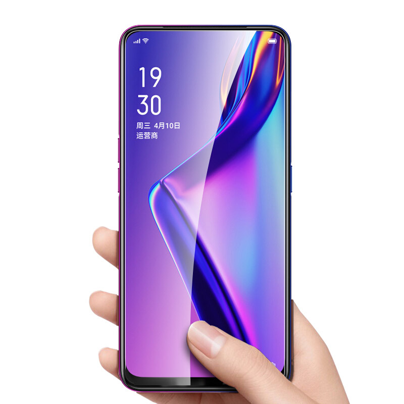 [买2送手机壳]轻万适用realme x钢化膜6.53英寸非全面屏高清贴膜全网通8+128gb高清大图
