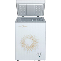 美的（Midea）100升冷柜家用立式单温小冷柜冷冻冷藏切换单温储物冷藏冷冻顶开门年货冷柜 BD/BC-100KMA