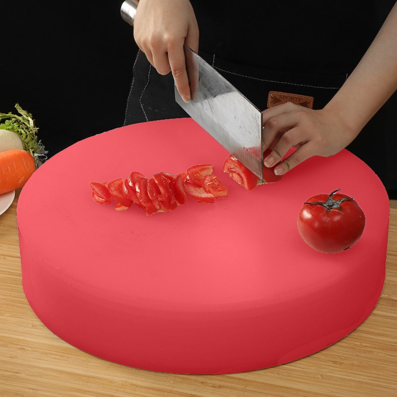 百晟长恒 BSCH-17 直径45cm*10cm 红色菜墩 (计价单位:个)红色高清大图