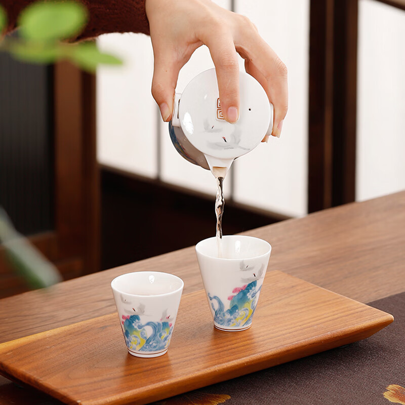 八方礼 八方礼 BFL2024-7 指日东升旅行茶具 简约大方古风雅韵中式茶具高清大图