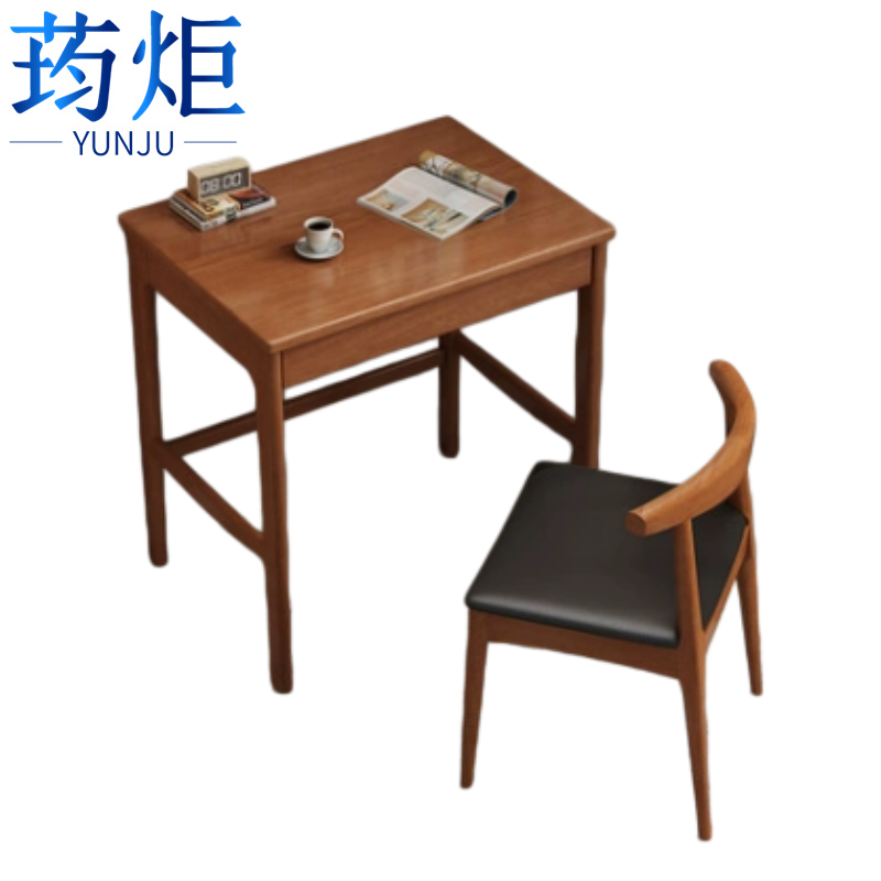 荺炬书桌学习桌电脑桌含椅高清大图