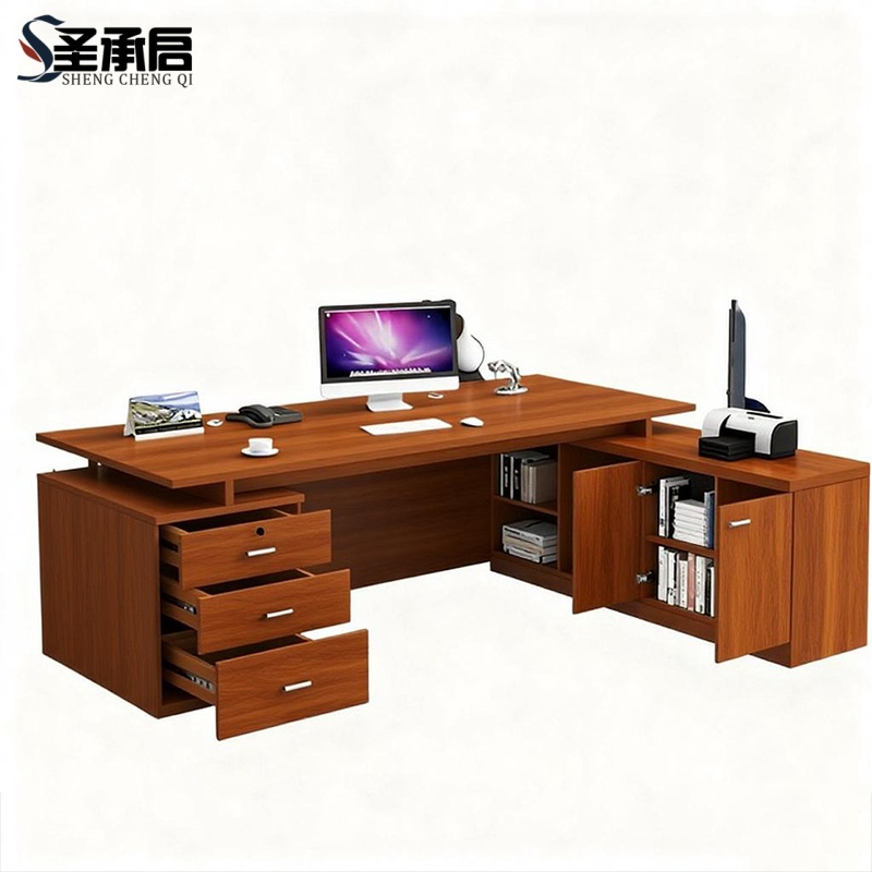 圣承启 经理桌 1.8米张高清大图