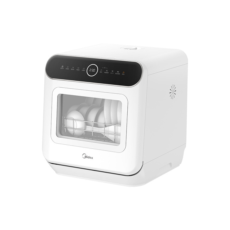 美的(Midea)洗碗机台式M10 Pro 新升级热风烘干高温除菌双层碗篮水果洗家用易安装高清大图