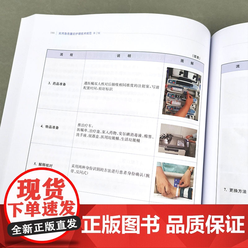 正版 实用急危重症护理技术规范 第二版第2版 急危重症护理学技术护理书籍 ICU急症重症护理操作规范 上海科学技术出版社高清大图