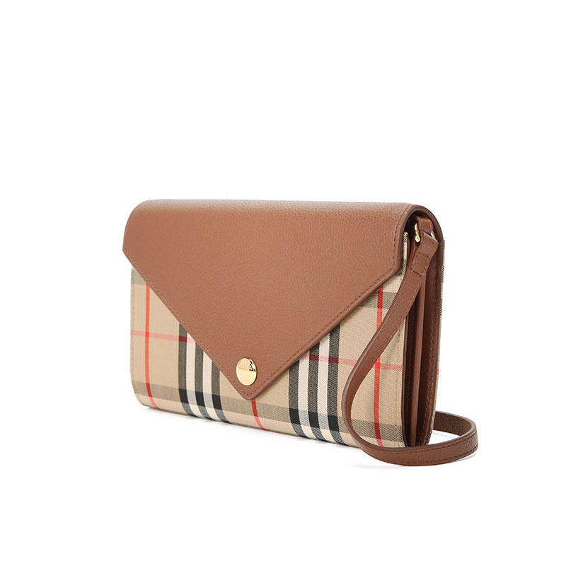 预订 BURBERRY 博柏利 信封包 经典格纹 斜挎包 单肩包8025162
