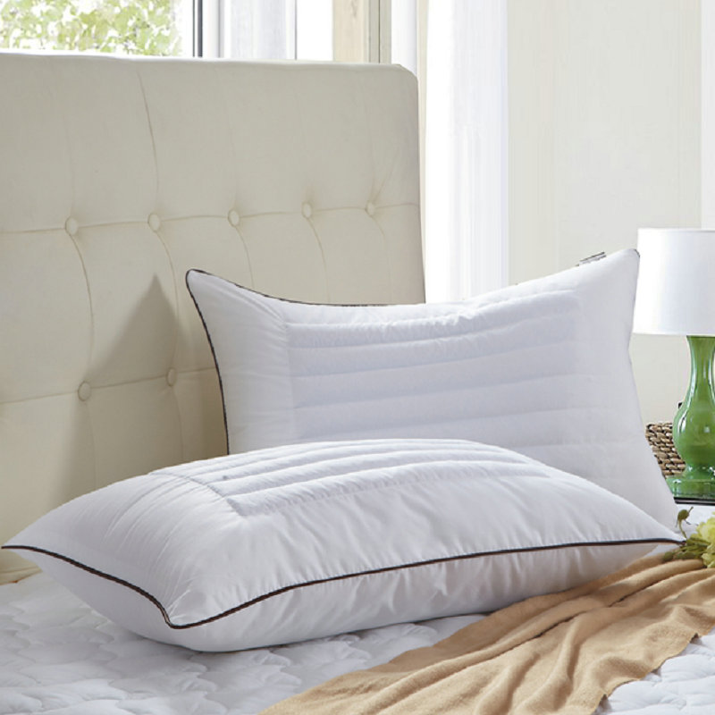 黛丝丹奴家纺枕头护颈椎单人枕芯家用枕头芯软整头学生宿舍酒店枕家用