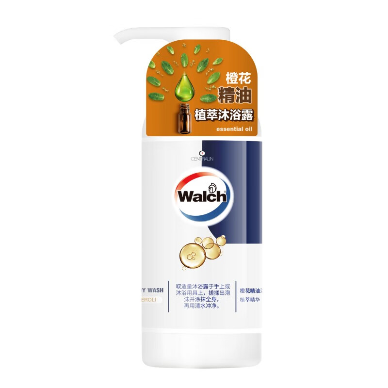 威露士 橙花精油沐浴露450ml 清洁保湿滋润留香 男女士通用沐浴液沐浴乳