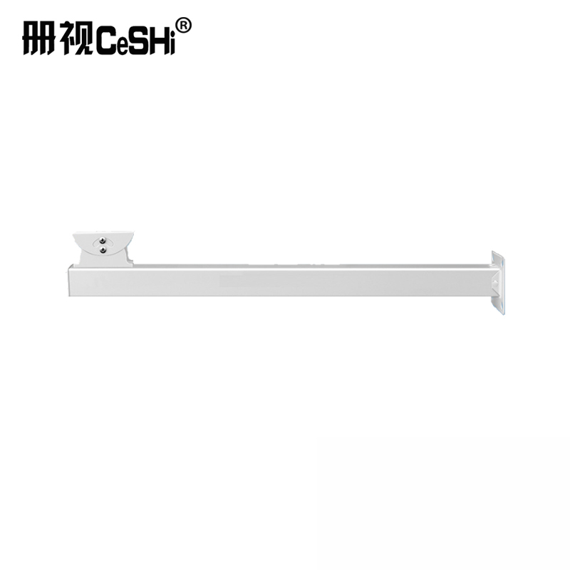 册视监控摄像机支架户外道路壁装76管立杆横臂鸭嘴头横杆支架4*8cm个高清大图