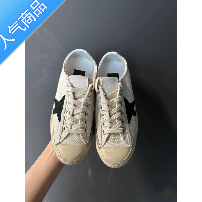 suntek复古星星小脏鞋女2023四季款小众个性做旧软底帆布鞋两穿休闲