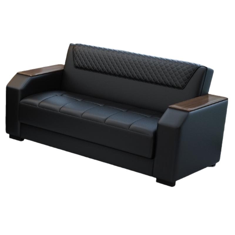 悦兴诚商务办公沙发双人位135*78*78cm张高清大图