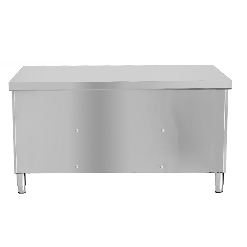 港迪豪定制厨房推拉门储物餐台不锈钢单通工作台