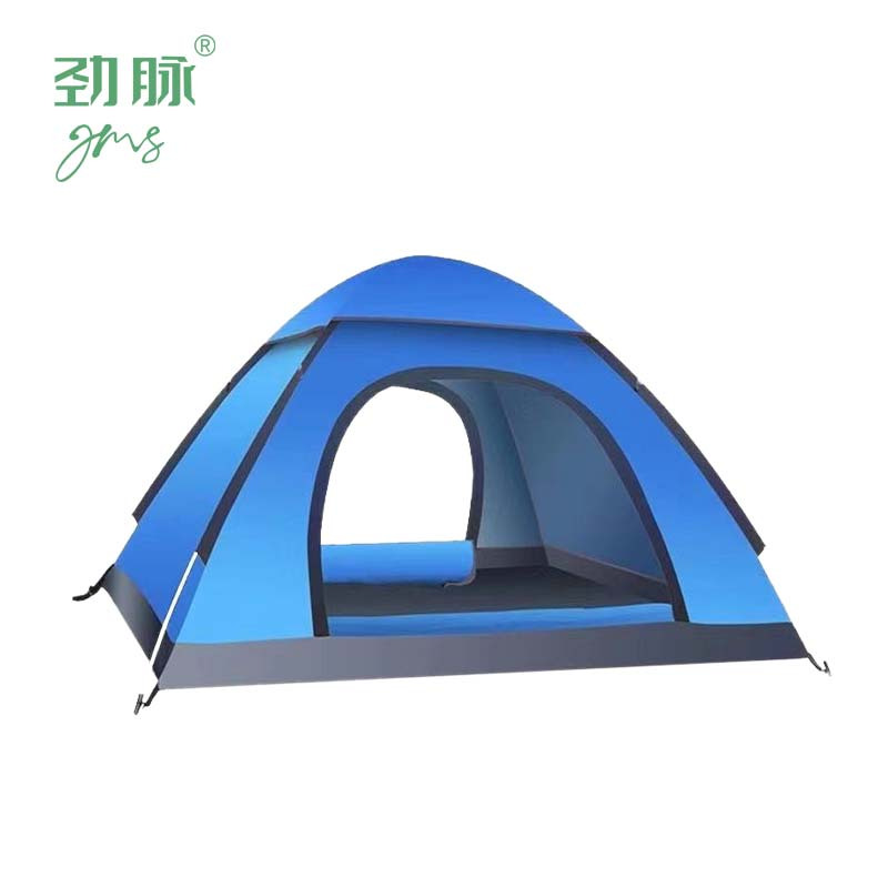 劲脉 露营防晒帐篷 速开蓝色-200*200*130CM 顶高清大图