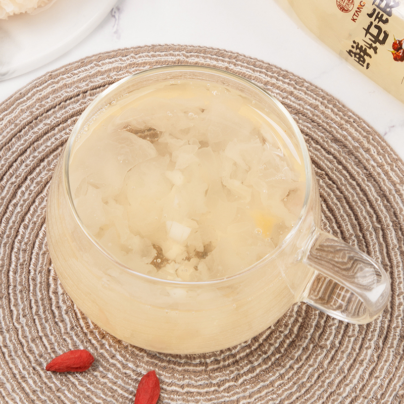 金唐网红鲜炖银耳羹马蹄口味无添加孕妇饮料即食非冲泡干货代餐营养滋补饮品198g*6瓶